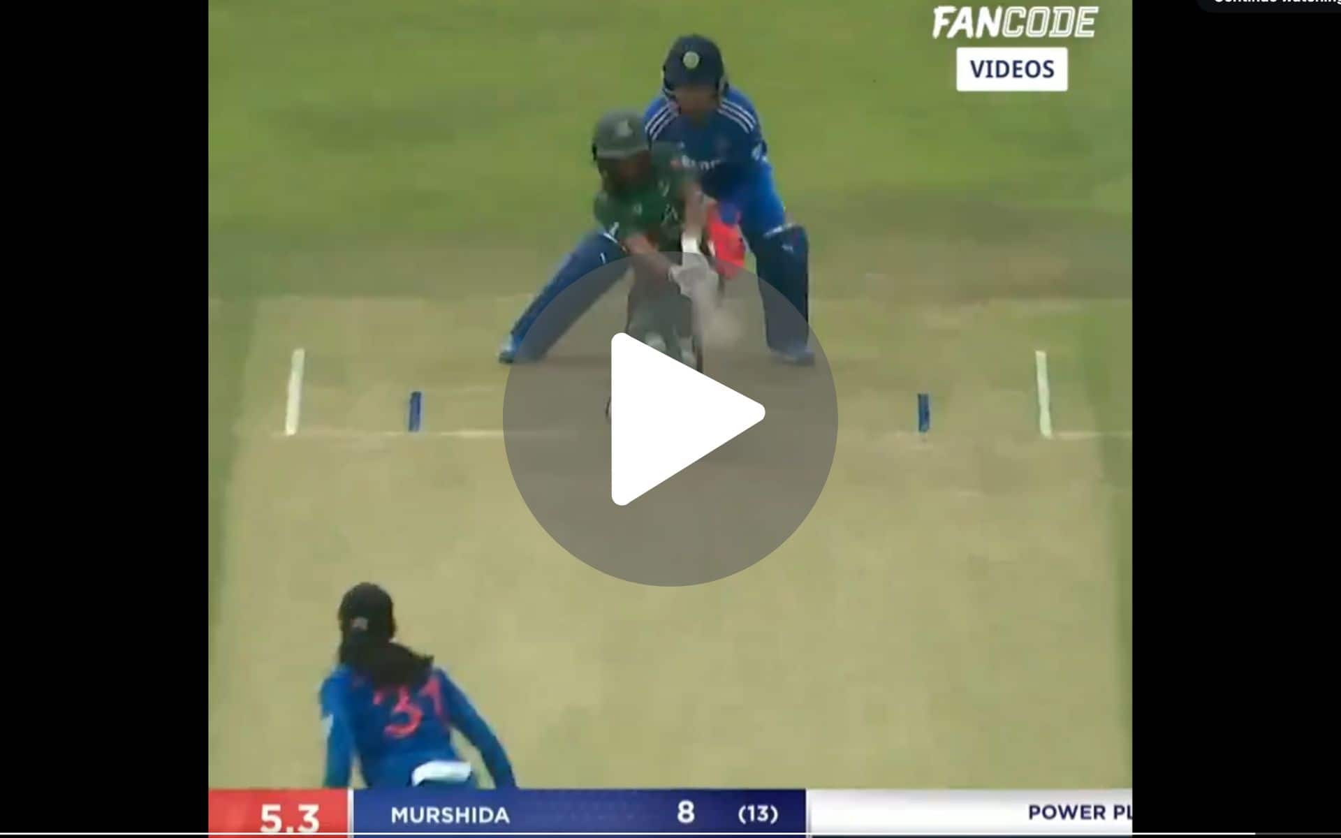 [Watch] Shreyanka Patil Outfoxes Bangladesh's Ace Batter With An Ashwin-Esque Delivery